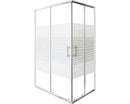 Douchecabine 100x80 Sanotechnik Melk gestreept