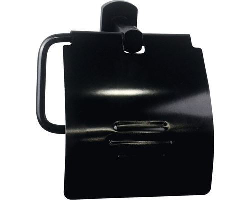 Toiletrolhouder mat zwart Sanotechnik Soho Black