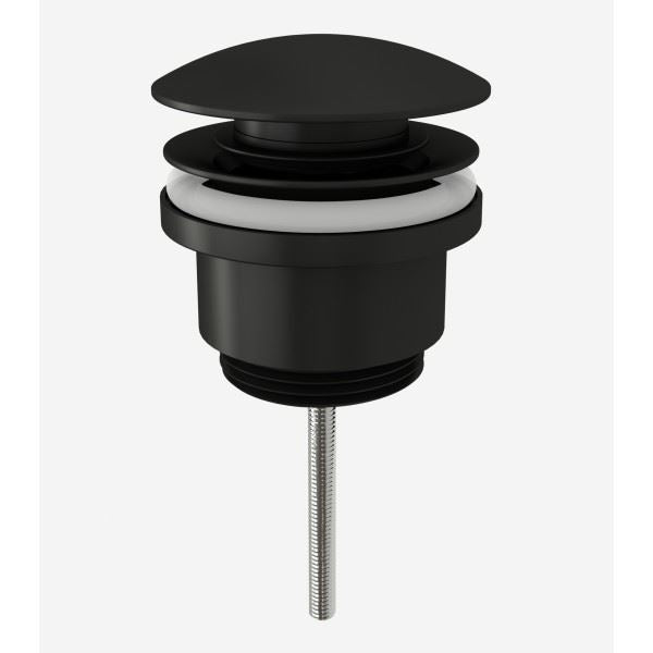 Afvoerplug Klikwaste Mat Zwart Sanotechnik Soho Black