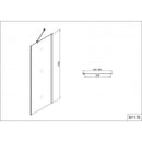 Smartflex Chroom Douchewand Inloopdouche diverse maten