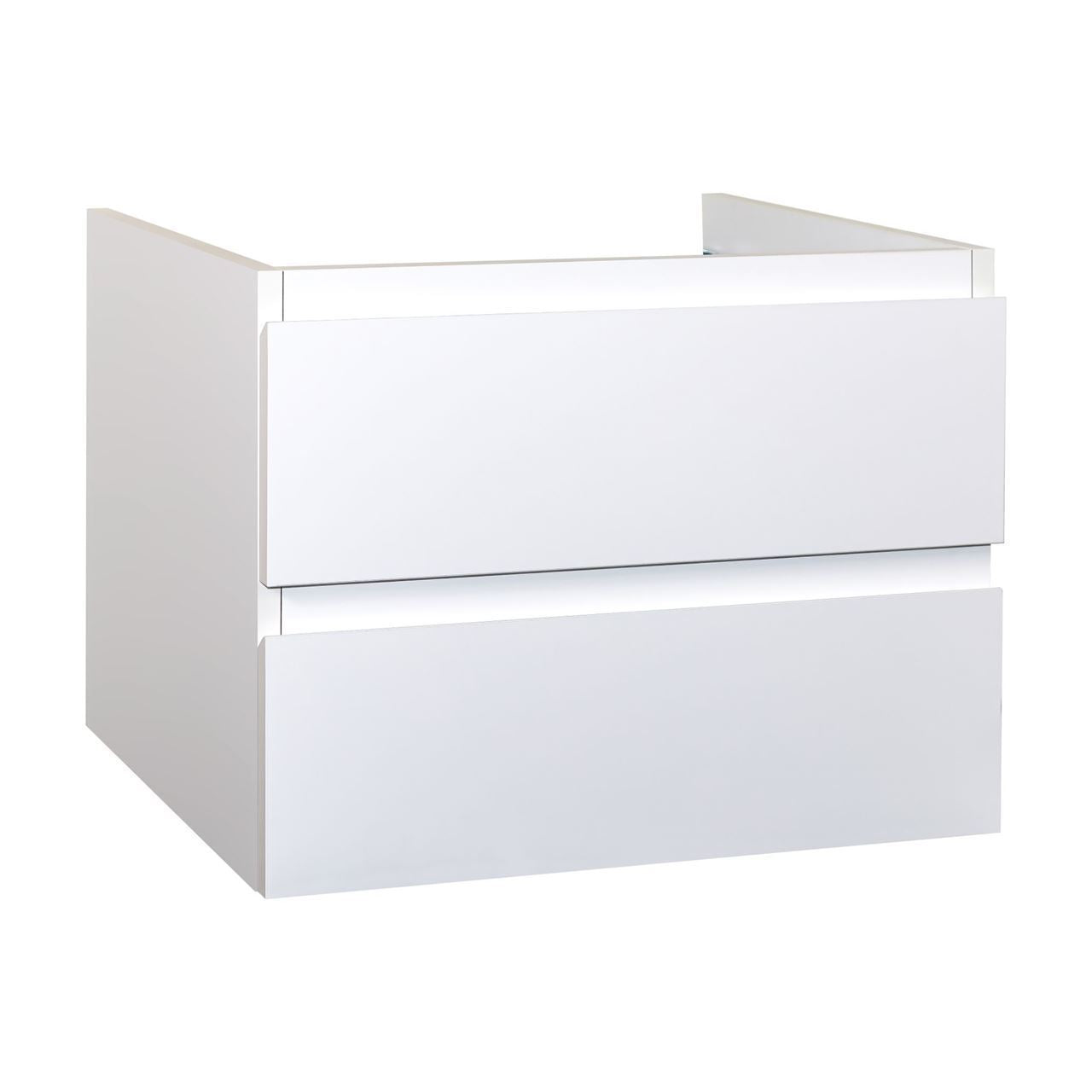 Badkamermeubelset Sally 80 x 45 greeploos 2 laden softclose glans wit