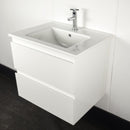 Badmeubel Sally 80x45 greeploos 2 laden softclose glans wit