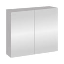 Sally spiegelkast met 2 deuren 60x60x14cm INOX