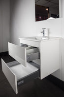 Badmeubel Sally 60x45 greeploos 2 laden softclose glans wit