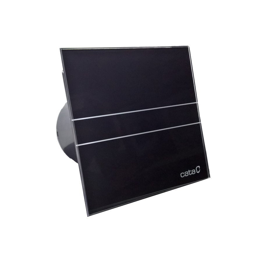 Badkamer ventilator 100mm zwart 8W E-100GB