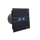 Automatische badkamer ventilator 100mm zwart 8W E-100GBTH