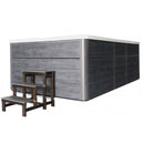 Buiten zwembad met massage 400x228x131cm Sanotechnik Ibiza