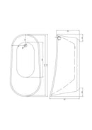 Vrijstaand ligbad 178x88x85cm Sanotechnik Oxford