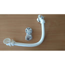 Badafvoer met vulcombinatie chroom Sanotechnik Kurz