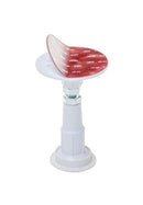 Mineraalmarmer douchebak poten (5 stuks/set) zelfklevend kunststof