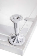 Mineraalmarmer douchebak poten (5 stuks/set) zelfklevend kunststof