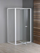 Amico douche nisdeur verstelbaar 80-100cm wit profiel