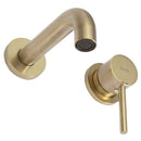 Inbouw eenhendel wastafelkraan Rea Lungo mat goud