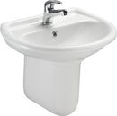 Aqualine Drop wastafel 60x48cm wandmontage