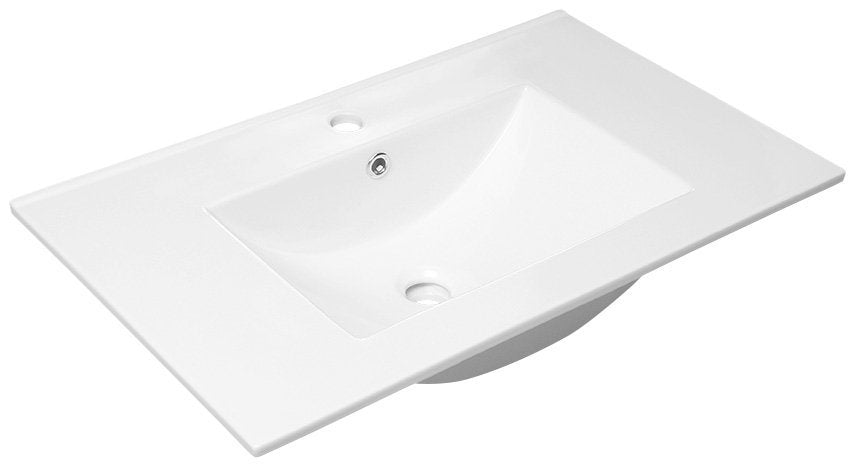 Sapho Slim Keramische Meubel Wastafel 60x46,5cm Wit