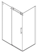 Zijwand Dragon 70x200cm tbv Dragon nisdeuren