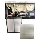 Whirlpool buitenbad 205x130x70cm Sanotechnik Modena wit grijs 3-persoons