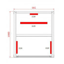Sauna Ruby 90x100x195cm 1550Watt 1 persoons infrarood