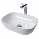 Opzet wastafel waskom Rea Belinda Wit