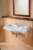 Retro wastafelmengkraan Antea met 2 knoppen uitloop 12cm diverse kleuren