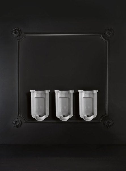 Retro hangend Urinoir Waldorf 44x72x37 keramiek wit