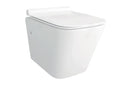 Rimless hangend toilet Rea Raul incl. wc bril