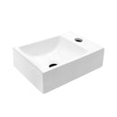 Mini toiletfontein Aloni kraangat rechts 30x18,5x9,5cm keramisch wit