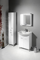 Spiegelkast 60x60x14 LED verlichting wit