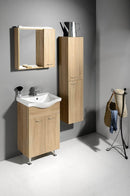 Spiegelkast 60x60x14 LED verlichting Eiken