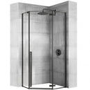 Vijfhoek douchecabine Rea Diamond Mat zwart