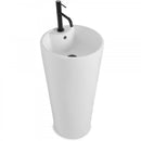 Staande Wastafel 40 cm Rond 85 cm Hoog Blanka Diverse Kleuren