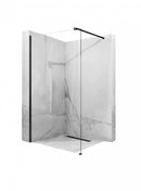 Inloopdouche douchewand mat zwart Rea Aero antikalk