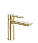 Lage wastafelkraan Rea Argus chroom/zwart/goud