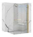 Douchewand met uitschuifbaar deel Rea Cortis Goud