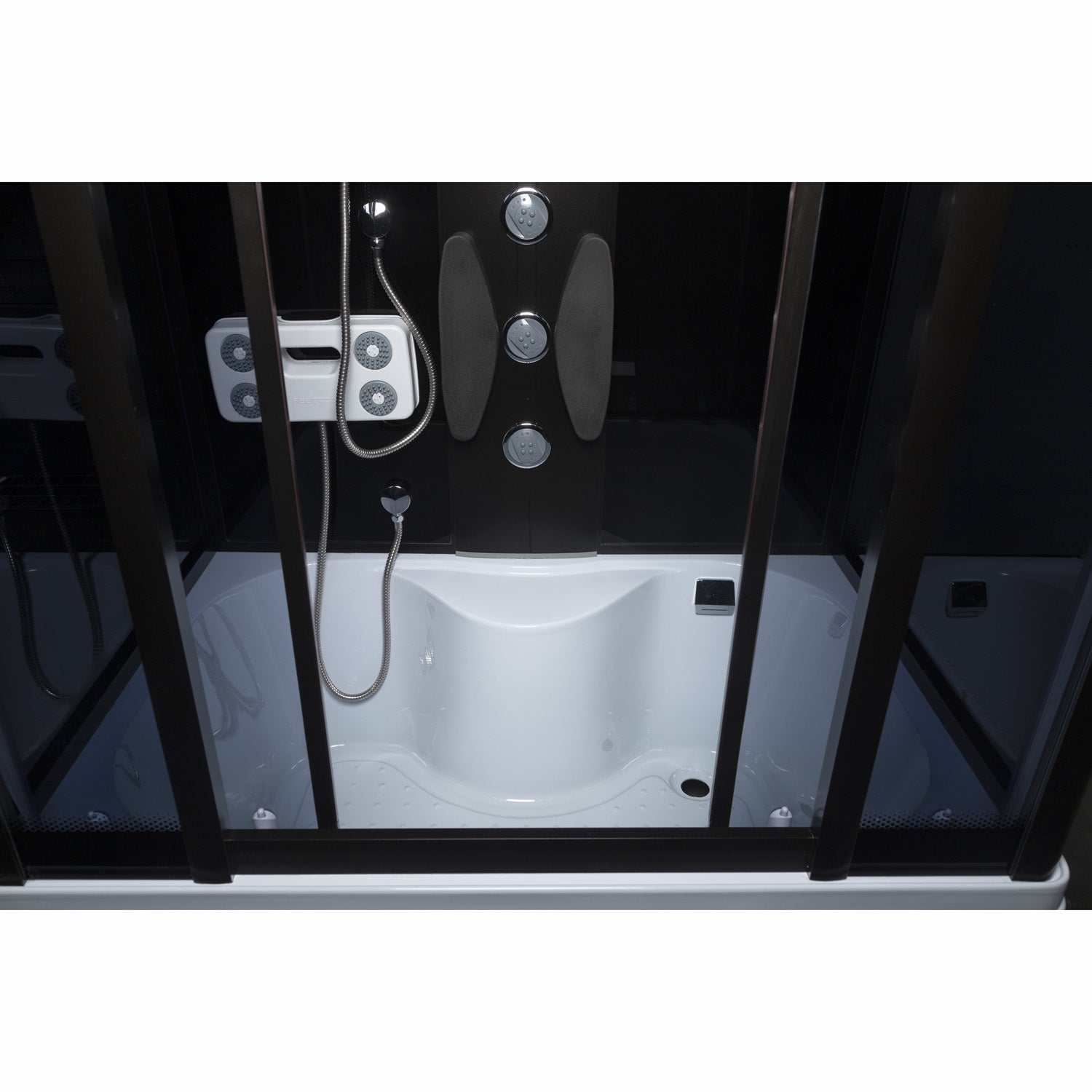 Complete gesloten Douchecabine Kerra XL120 met bad