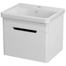 Badmeubel Ella 50x45x40 1 softclose lade incl. keramische wastafel hoogglans wit