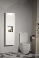 kolomkast Ella hoogglans wit 40x140x20cm Greeploos L/R hoogglans wit