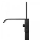 Vrijstaande badkraan Rea Carat mat zwart met handdouche