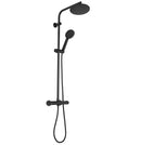 Opbouw doucheset mat zwart met thermostaatkraan Bliss