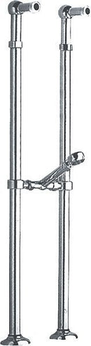 Vloeraansluiting voor badkraan Antea per set chroom