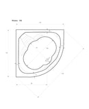 2-persoons hoekbad Sanotechnik Riviera