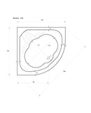 2-persoons hoekbad Sanotechnik Riviera