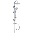 Regendouche opbouw set met handdouche en zeepschaal chroom Double