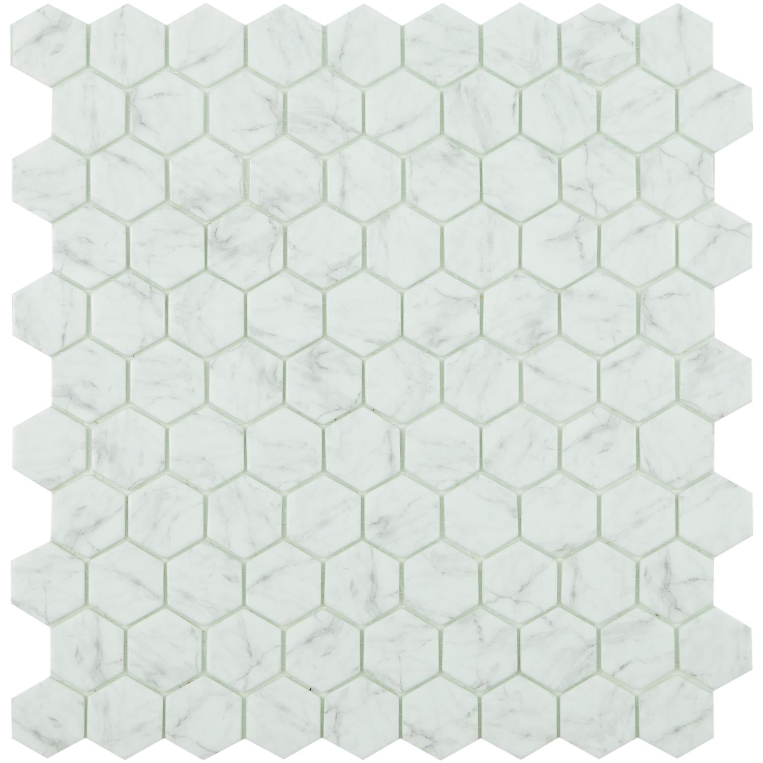 Tegel Hexagon Statuario 3,5x3,5cm Mozaïek