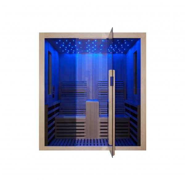Sauna Carbon 180x150x195 3100 Watt 2 persoons infrarood