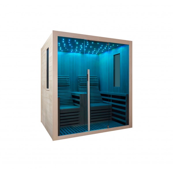 Sauna Carbon 180x150x195 3100 Watt 2 persoons infrarood
