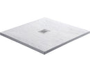 Douchebak 90x90x3 vierkant Sanotechnik Kreta wit