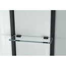 Douchecabine compleet kitvrij 90x90x225 kwartrond zwart Sky