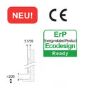 Vlakke elektrische radiator E-rom 100x50cm met afstandsbediening