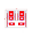 Sauna Carbon 180x150x195 3100 Watt 2 persoons infrarood